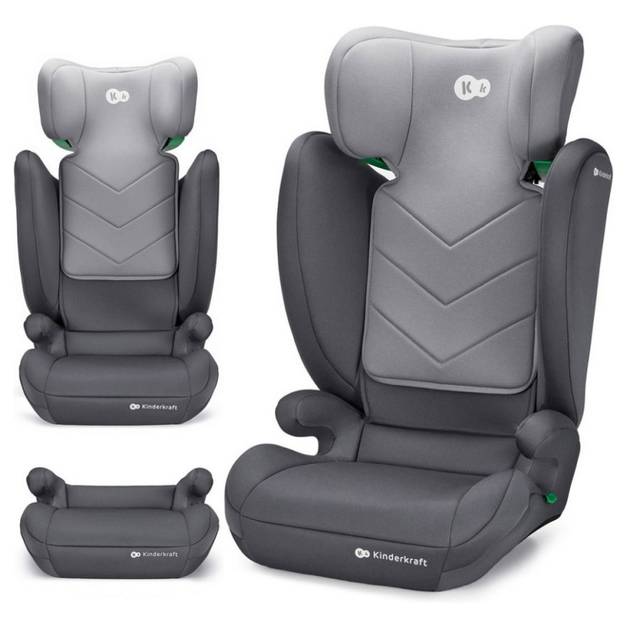 Avtosedež Kinderkraft I-Size I-SPARK Grey 100-150 cm