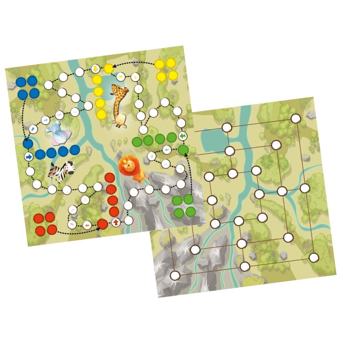 Človek ne jezi se + mlin Safari