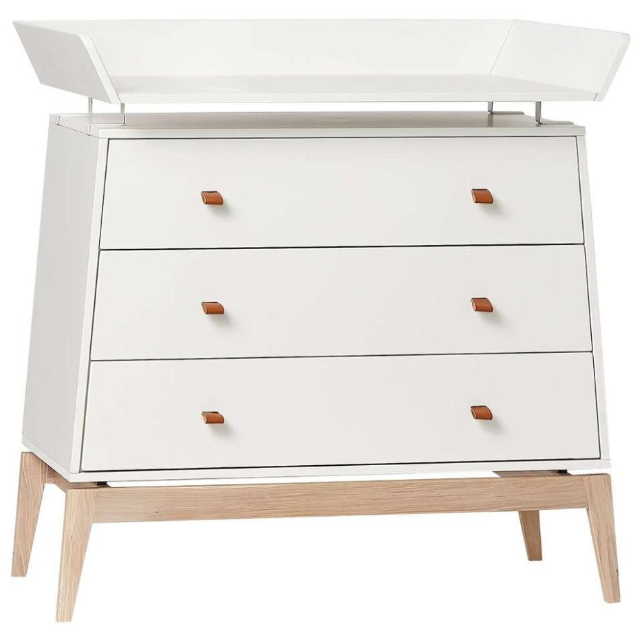 Previjalni del za leseno komodo LUNA  White