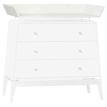 Dio za previjanje drvene komode Leander LUNA White