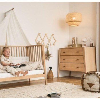 Lesena komoda LINEA Hrast Lesena komoda LINEA Hrast