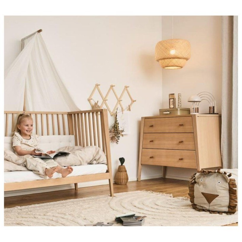 Lesena komoda LINEA Hrast