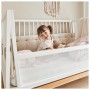 Ograja za posteljo LUNA White 120 x 60 cm