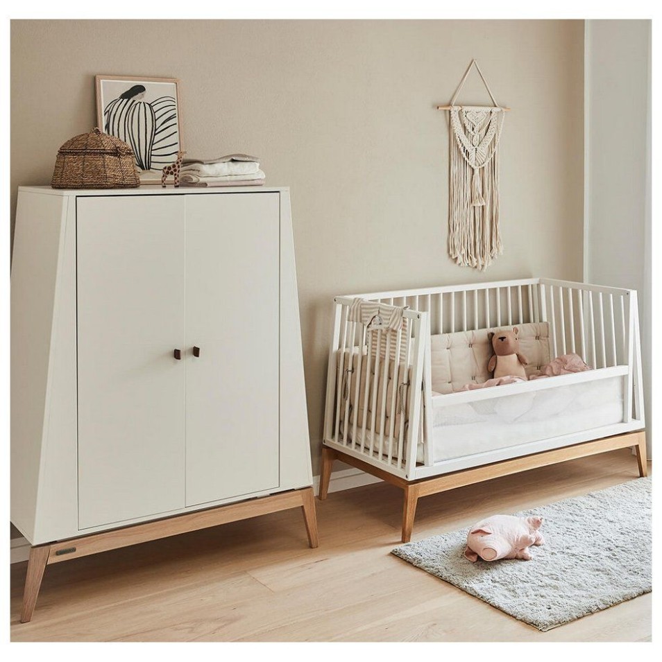 Ograja za posteljo LUNA White 120 x 60 cm