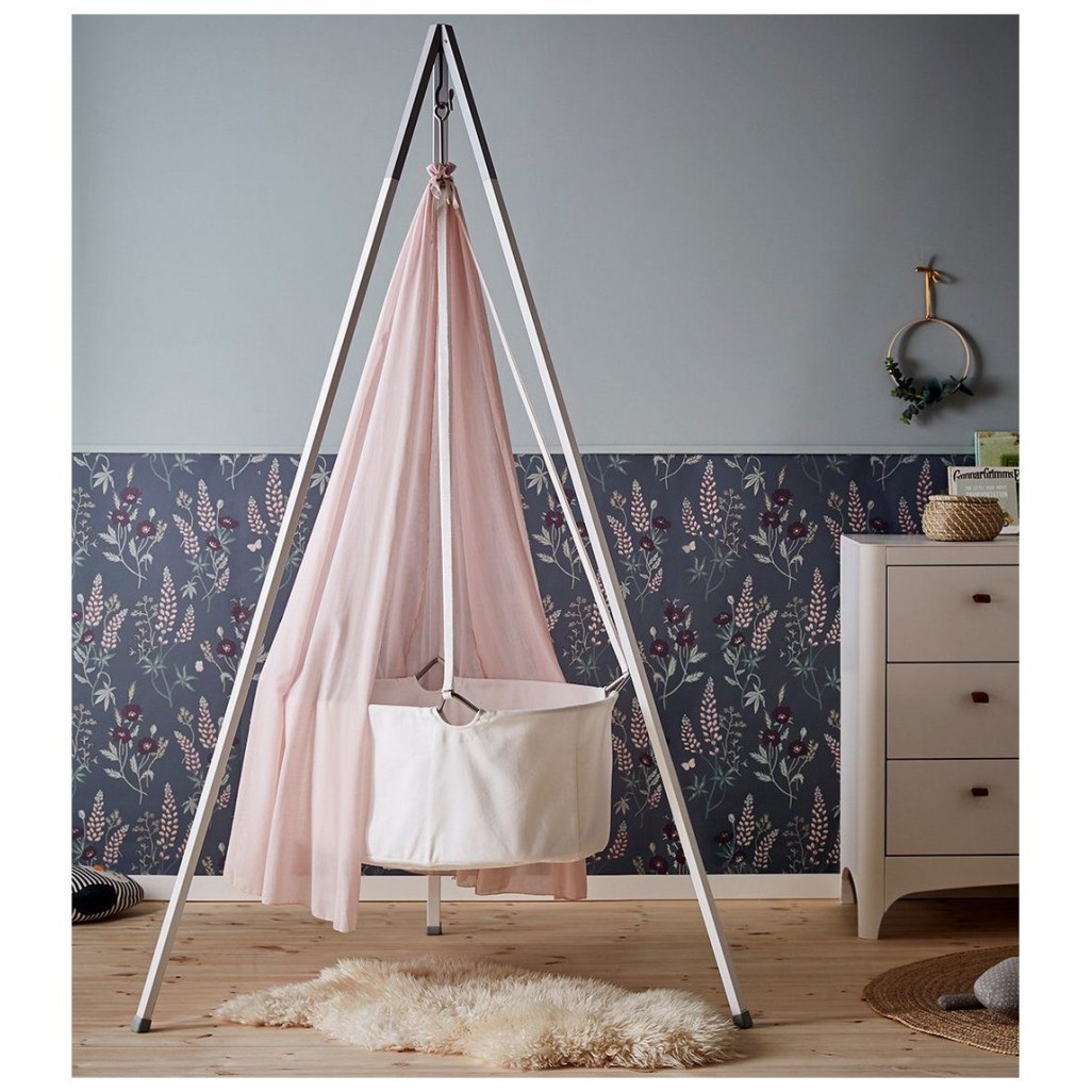 Baldahin Classic Pink za visečo zibelko