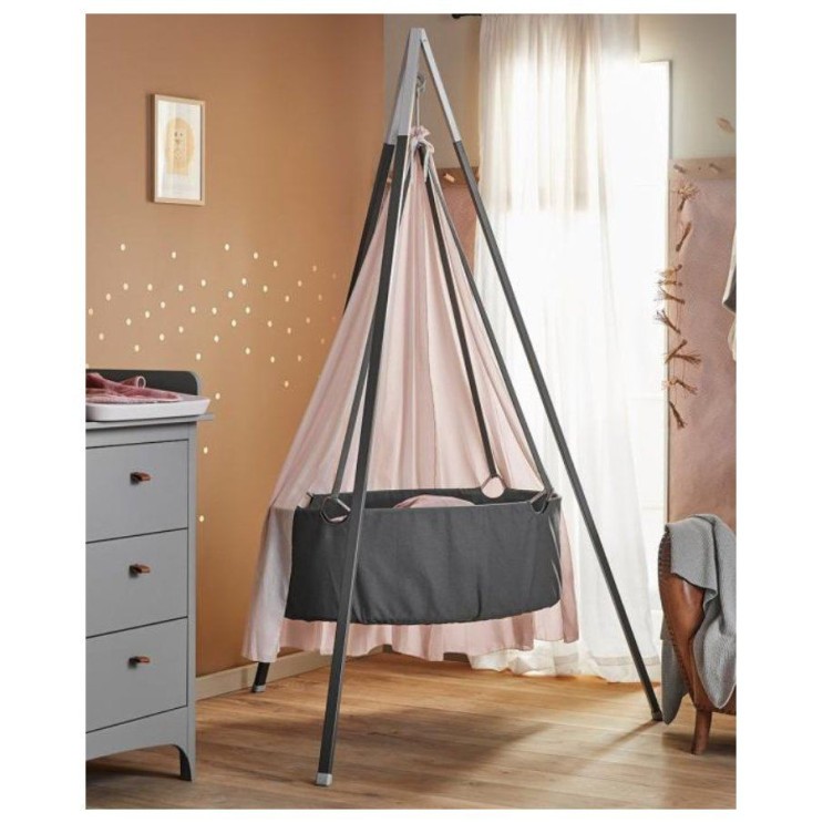 Baldahin Classic Pink za visečo zibelko