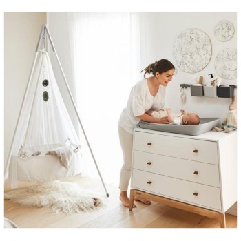 Previjalna podloga MATTY Pearl Grey