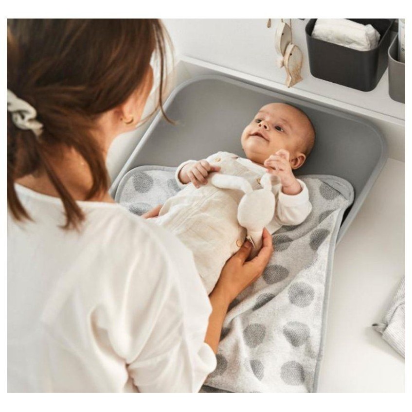 Previjalna podloga MATTY Pearl Grey