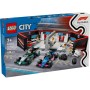 Lego® City 60444 Avtomehanična delavnica F1® ter dirkalnika Mercedes-AMG in Alpine