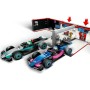 Lego® City 60444 Avtomehanična delavnica F1® ter dirkalnika Mercedes-AMG in Alpine