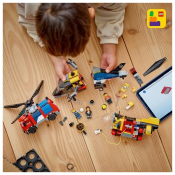 Lego® City 60462 Remiks helikopter, gasilsko vozilo in podmornica