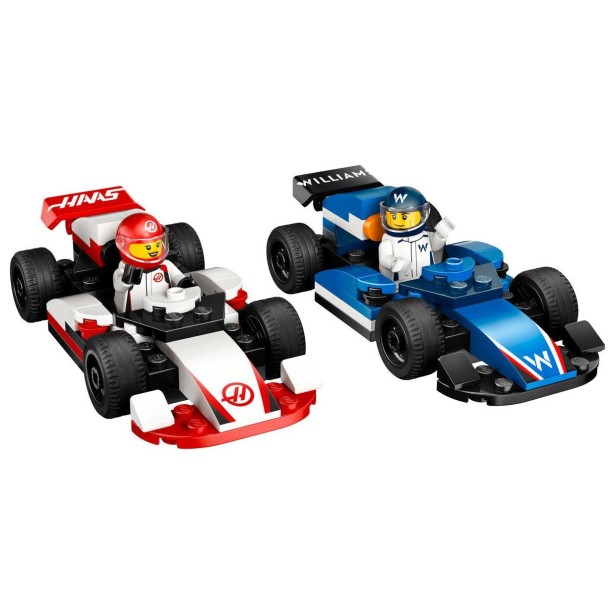 Lego® City 60464 Dirkalnika Williams Racing F1® in Haas F1®