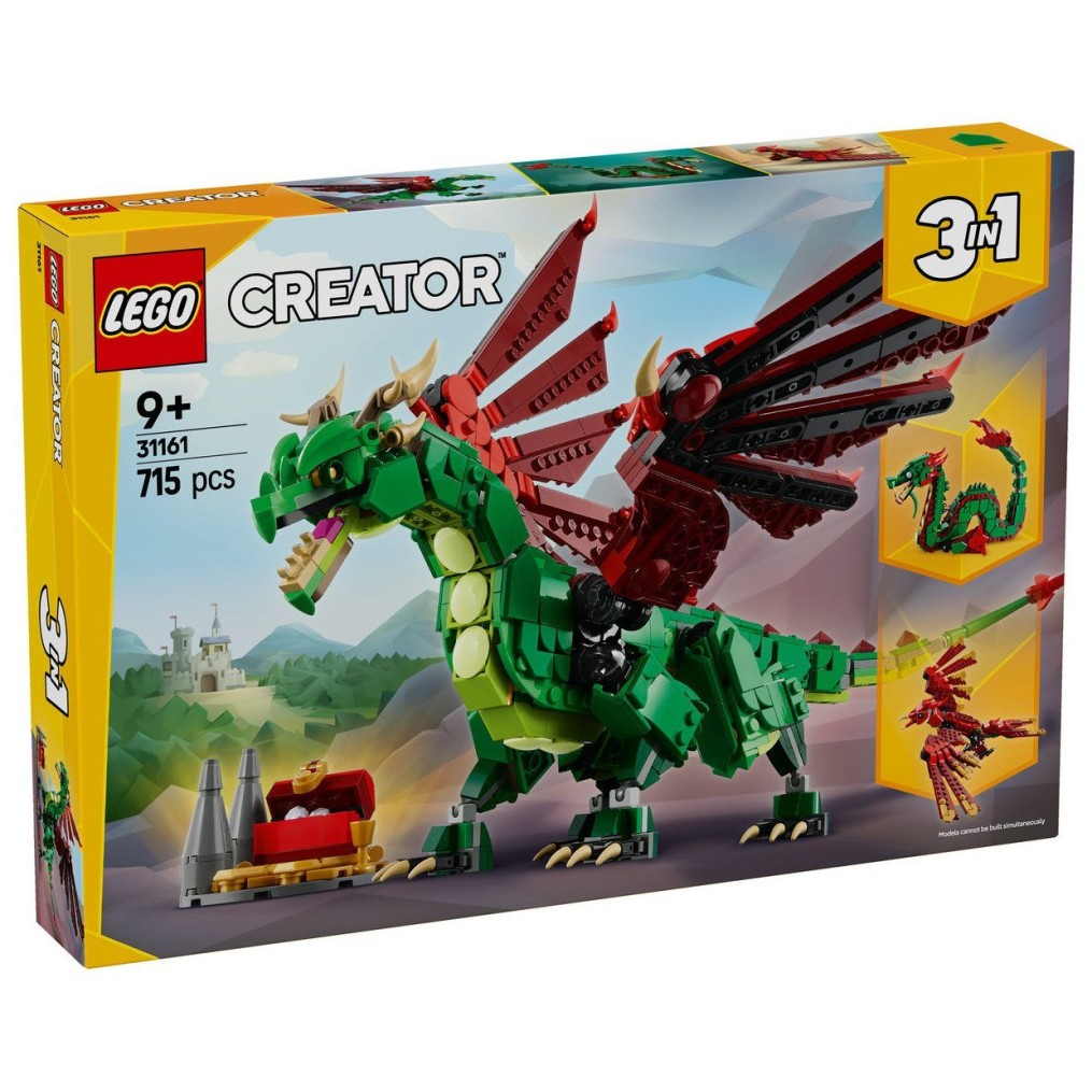 Lego® Creator 31161 Srednjeveški zmaj