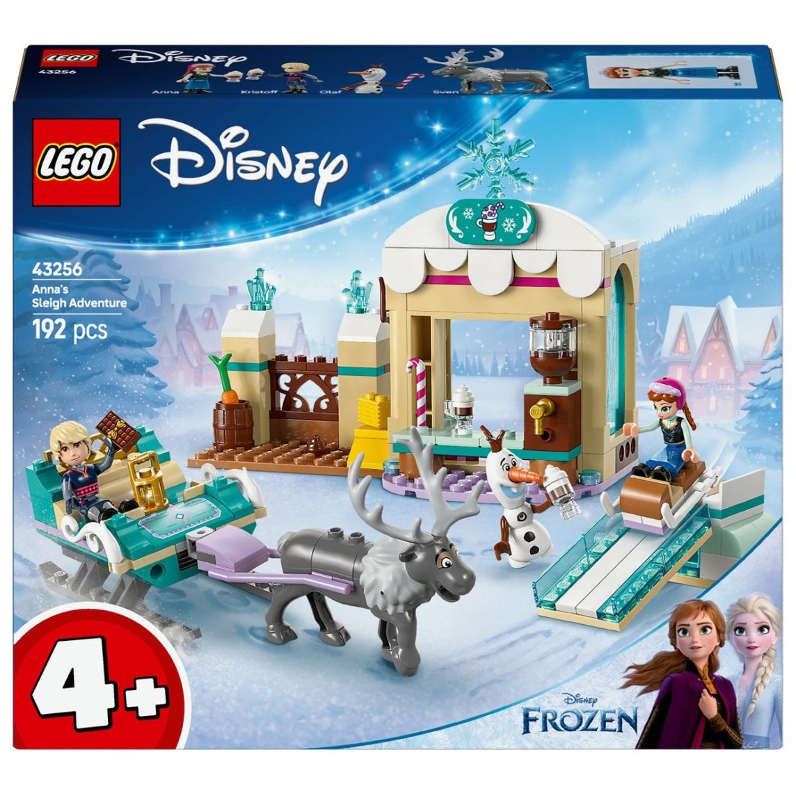 Lego® Disney Princess™ 43256 Anina dogodivščina s sanmi
