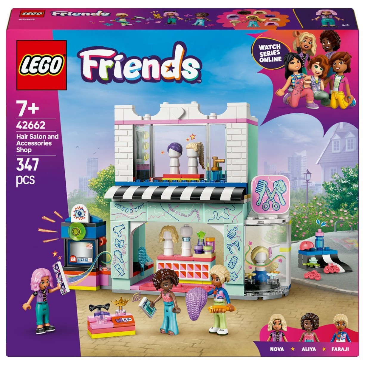 Lego® Friends 42662 Frizerski salon in trgovina z modnimi dodatki