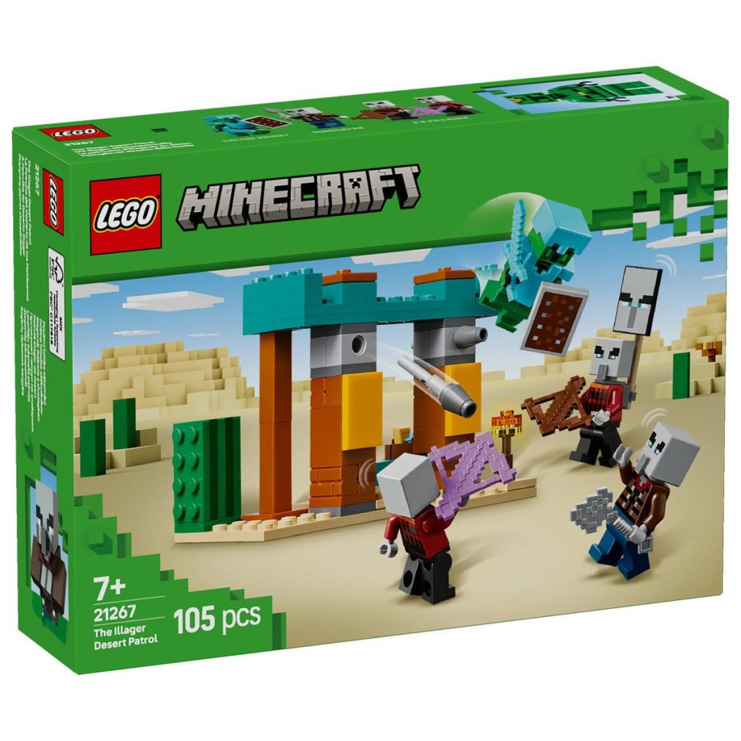 Lego® Minecraft® 21267 Aščanska puščavska patrulja Lego® Minecraft® 21267 Aščanska puščavska patrulja