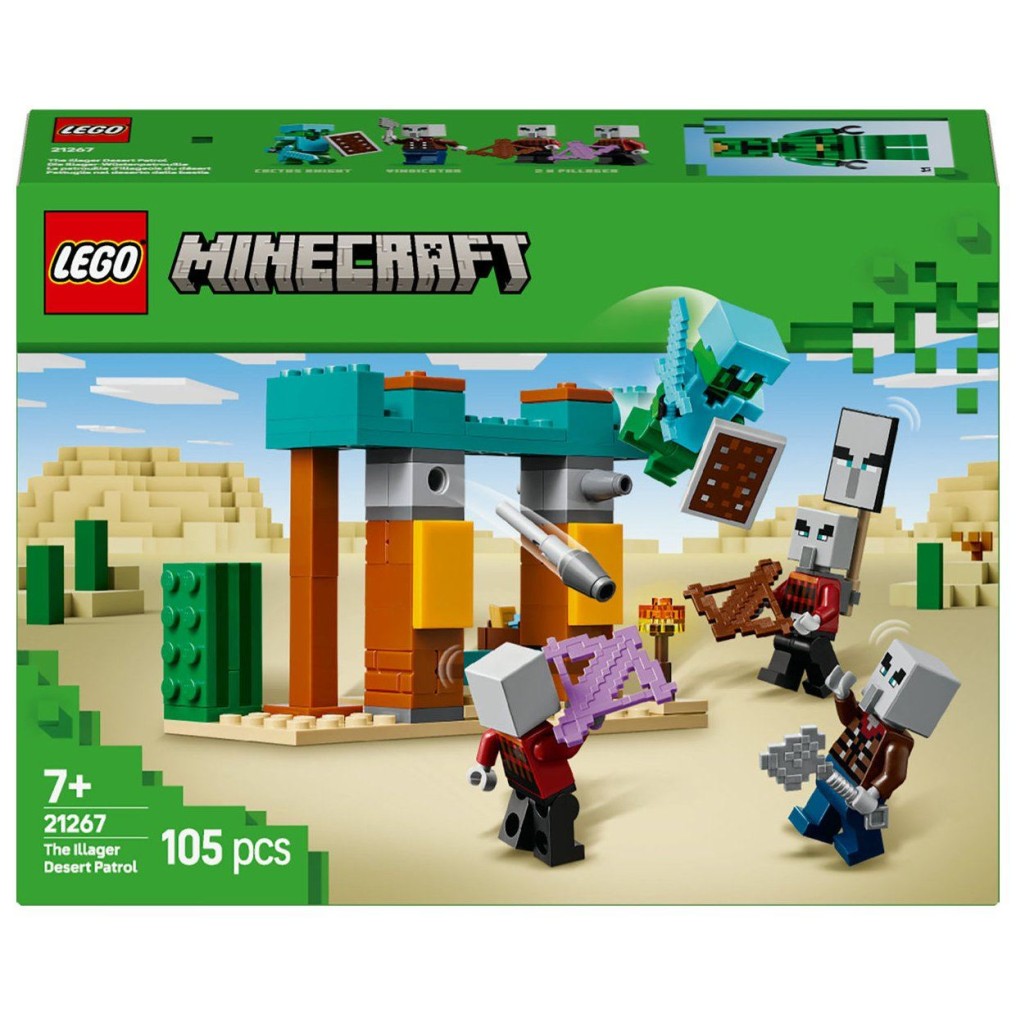 Lego® Minecraft® 21267 Aščanska puščavska patrulja Lego® Minecraft® 21267 Aščanska puščavska patrulja