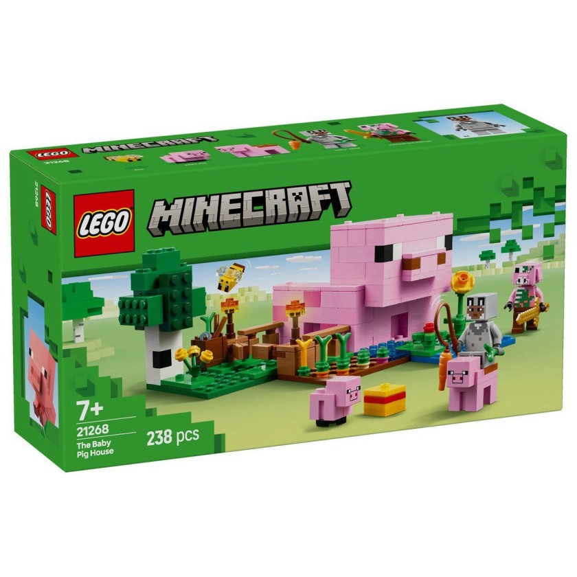 Lego® Minecraft® 21268 Hiša Mali pujsek Lego® Minecraft® 21268 Hiša Mali pujsek