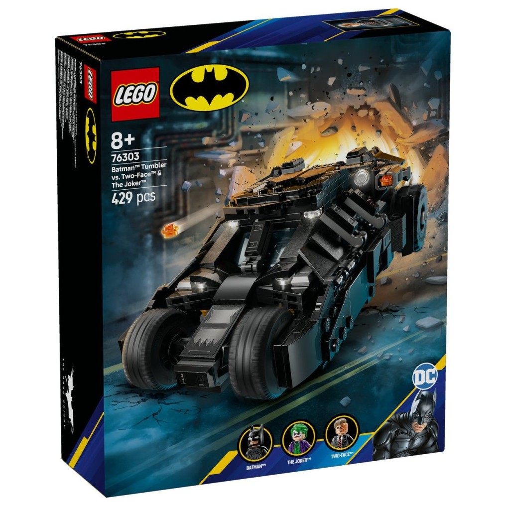 Lego® Super Heroes 76303 Batmanov™ Tumbler proti Two Faceu™ in Jokerju™
