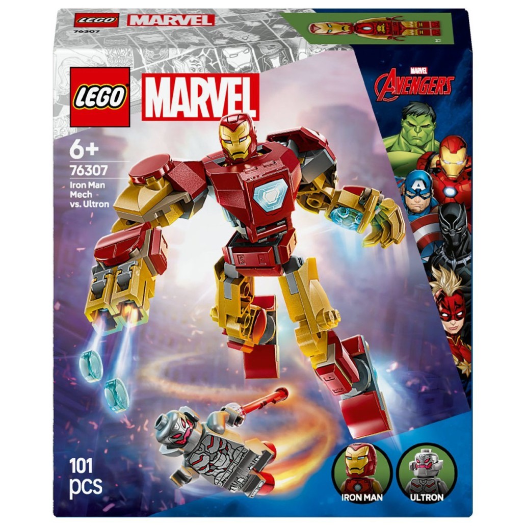 Lego® Super Heroes 76307 Robotski oklep Iron Man proti Ultronu