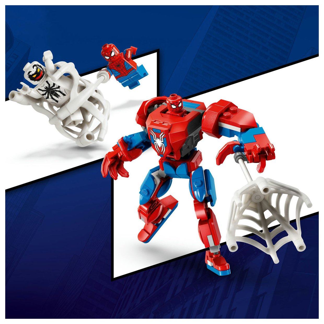 Lego® Super Heroes 76308 Robotski oklep Spider-Man proti Anti-Venomu
