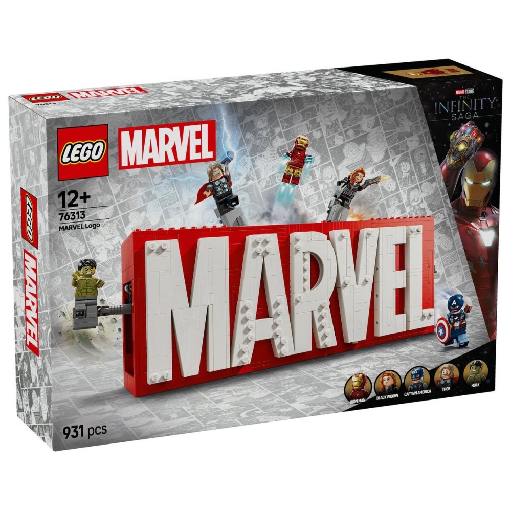 Lego® Super Heroes 76313 Logotip in minifigure MARVEL