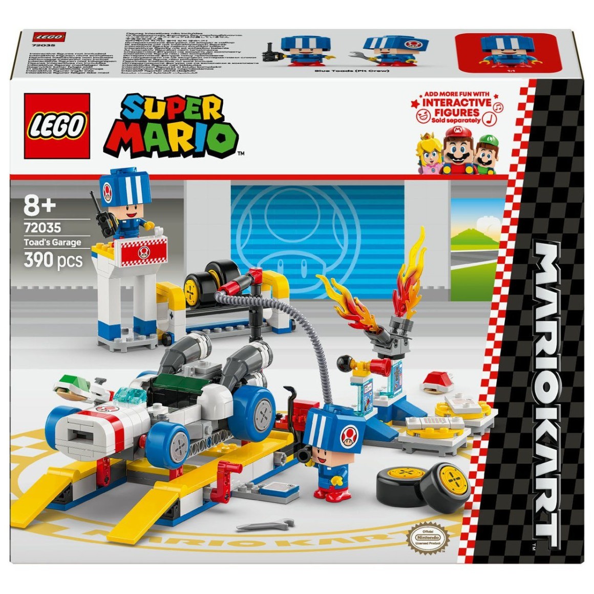 Lego® Super Mario™ 72035 Mario Kart™ – Toads garage
