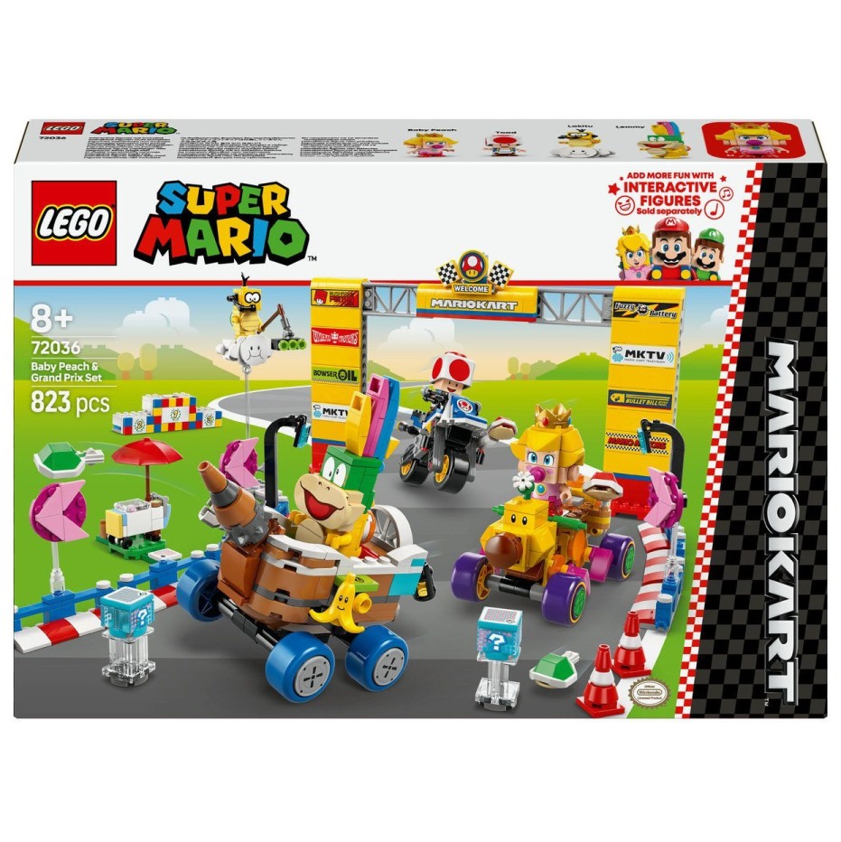 Lego® Super Mario™ 72036 Mario Kart™ – Baby Peach in Grand Prix