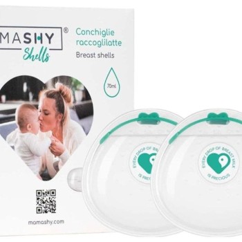 Ščitnik za bradavice in posodica MAMA SHELLS