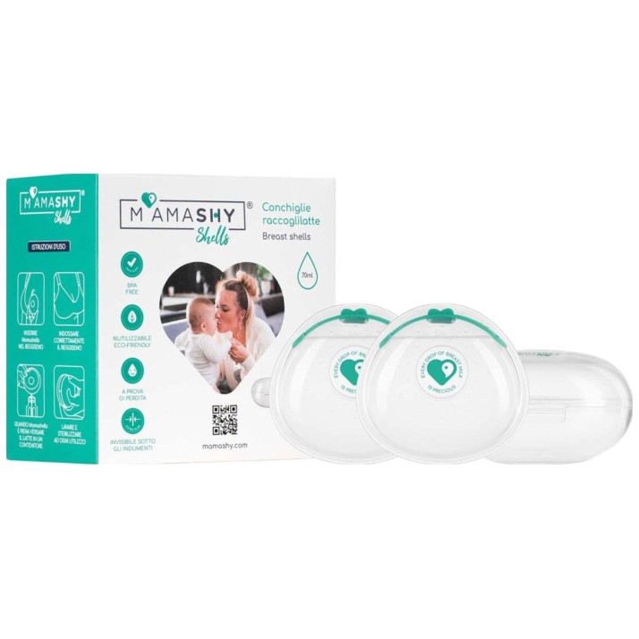 Ščitnik za bradavice in posodica MAMA SHELLS Ščitnik za bradavice in posodica MAMA SHELLS