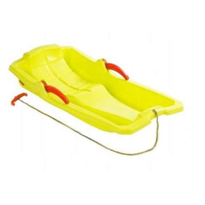 Bob za sneg z zavorami yellow