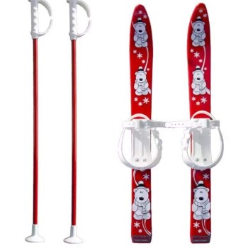 Otroške smuči 70 cm red