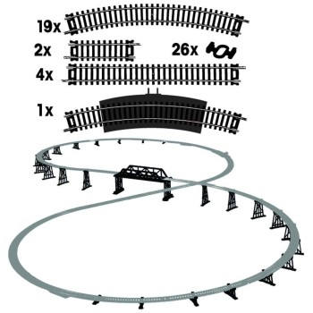 TRAČNICE V GARNITURI HO TIROV ŠT.4 - F104