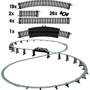 TRAČNICE V GARNITURI HO TIROV ŠT.4 - F104