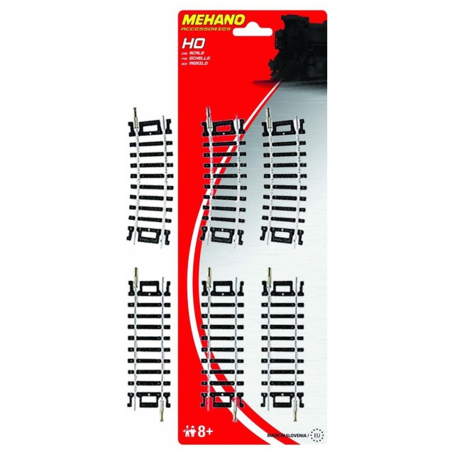 TRAČNICE 2xRAVNI, 2xKRIVI TIR 3 HO Fe F234