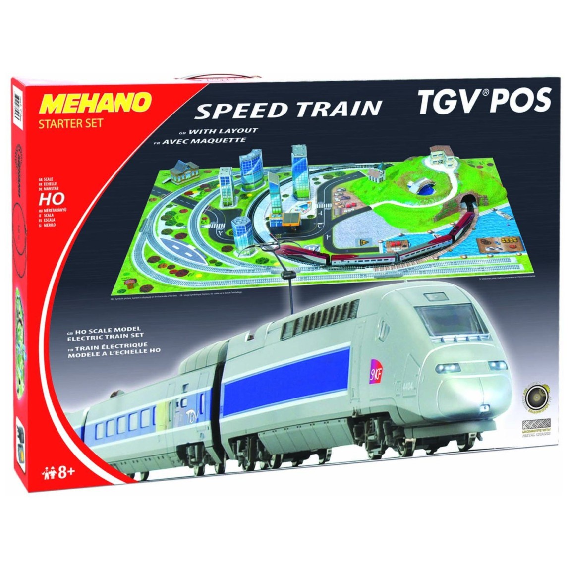 Vlak garnitura TGV POS Z MAKETO T111