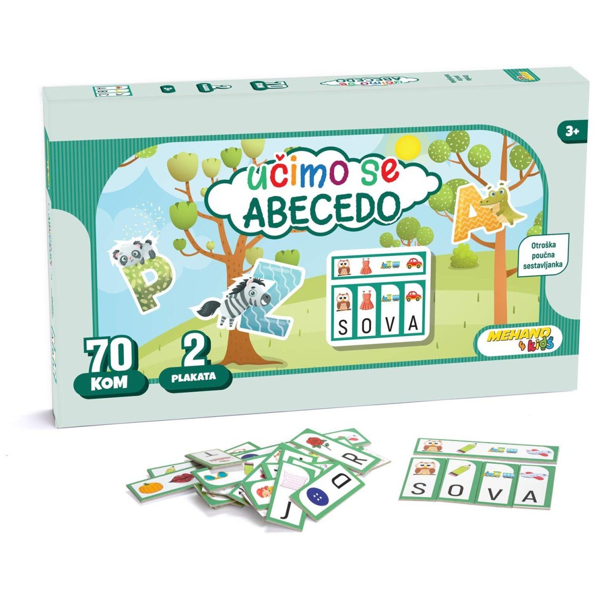 Sestavljanka Učimo se abecedo Sestavljanka Učimo se abecedo