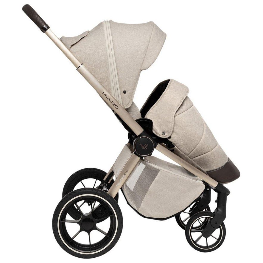 Otroški voziček 2v1 QUICK BOHO Brown