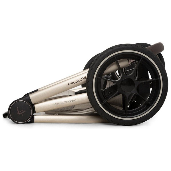 Otroški voziček 2v1 QUICK BOHO Brown