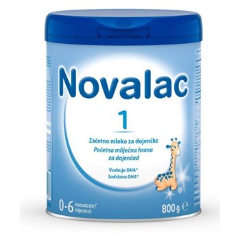 Novalac 1, 0-6 mesecev 800 g - adaptirano mleko