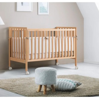 Otroška posteljica Pali FLIPPY 3v1 Naturale z vzmetnico