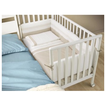 Otroška posteljica Pali FLIPPY 3v1 Naturale z vzmetnico