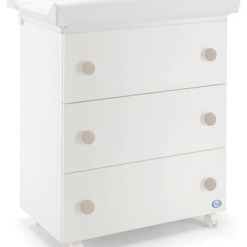 Pali WIN White Tortora - previjalna miza z banjico