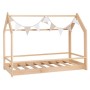 Lesena postelja Montessori FREEDOM natural z vzmetnico
