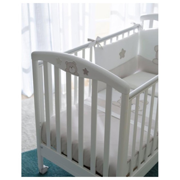 Lesena posteljica TEO z vzmetnico Lesena posteljica TEO z vzmetnico