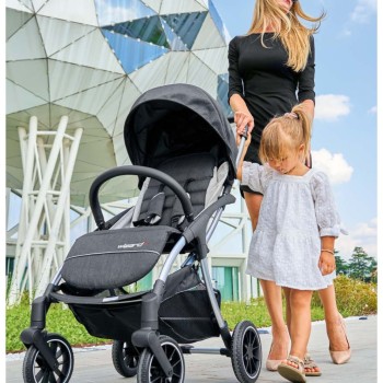 WIZARD Black Chromo - športni voziček