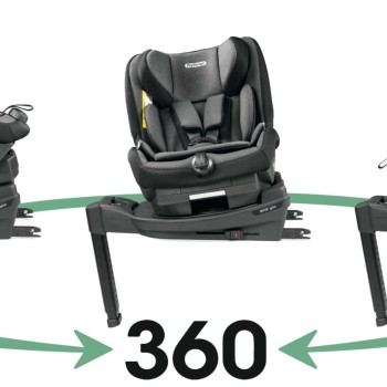 Otroski sedež za avto 40-105 cm Viaggio Giro Crystal Black