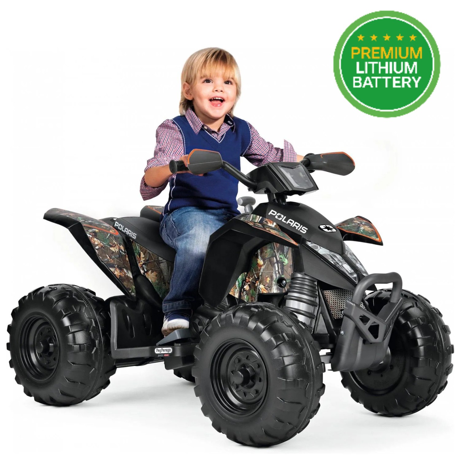 12V POLARIS OUTLAW Camo 330W – štirikolesnik na akumulator 12V POLARIS OUTLAW Camo 330W – štirikolesnik na akumulator