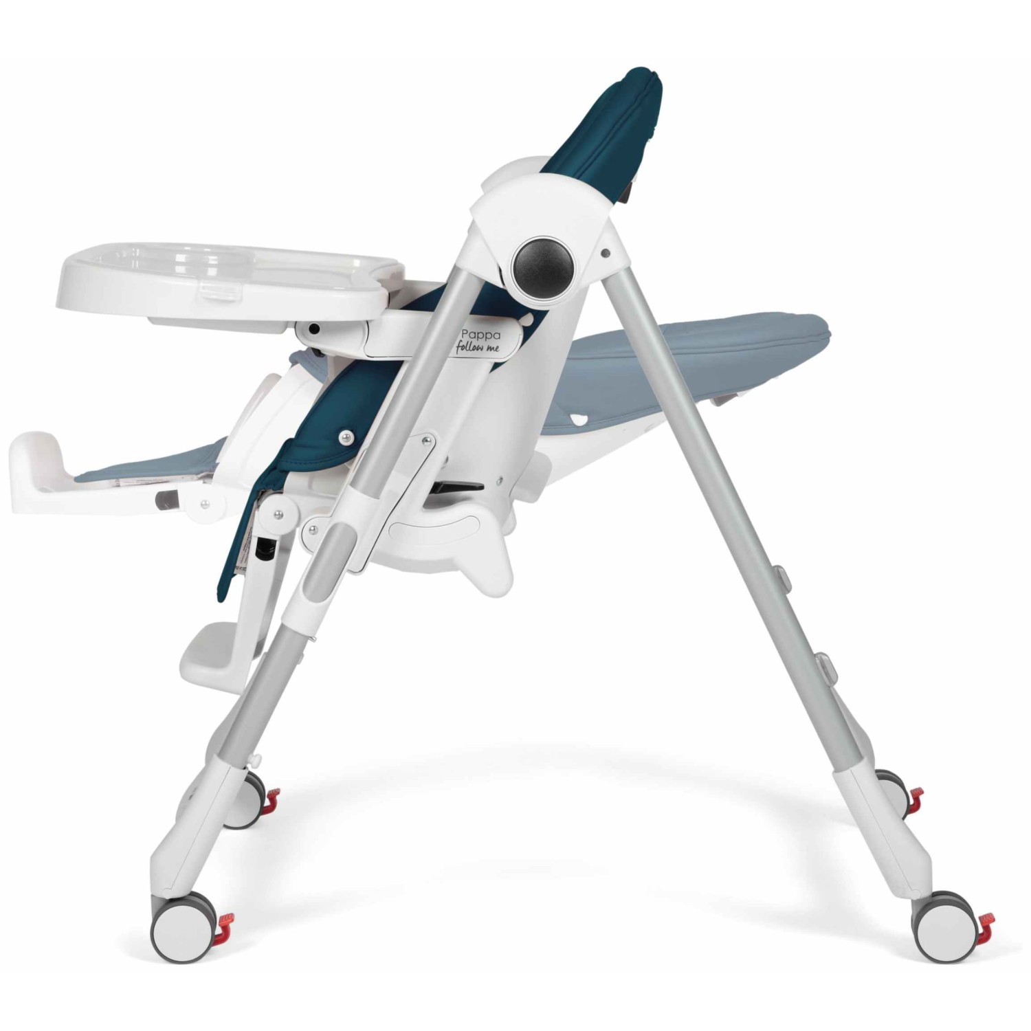PRIMA PAPPA Follow me Plus Petrolio - stolček za hranjenje
