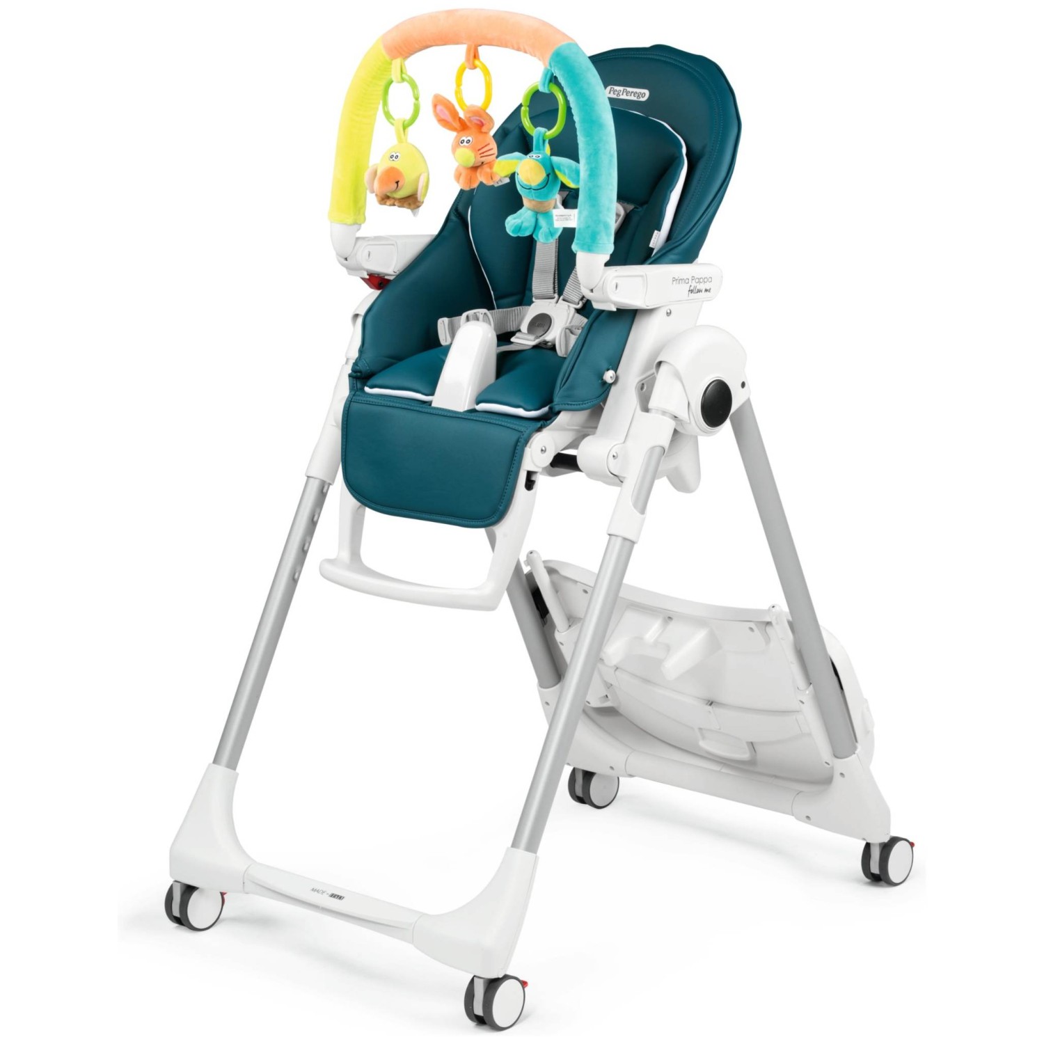 PRIMA PAPPA Follow me Plus Petrolio - stolček za hranjenje